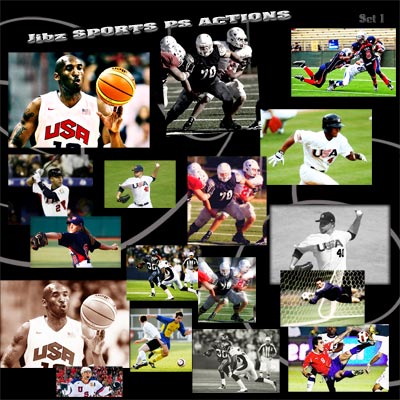 Jibz Photoshop Actions for Sports Photographers